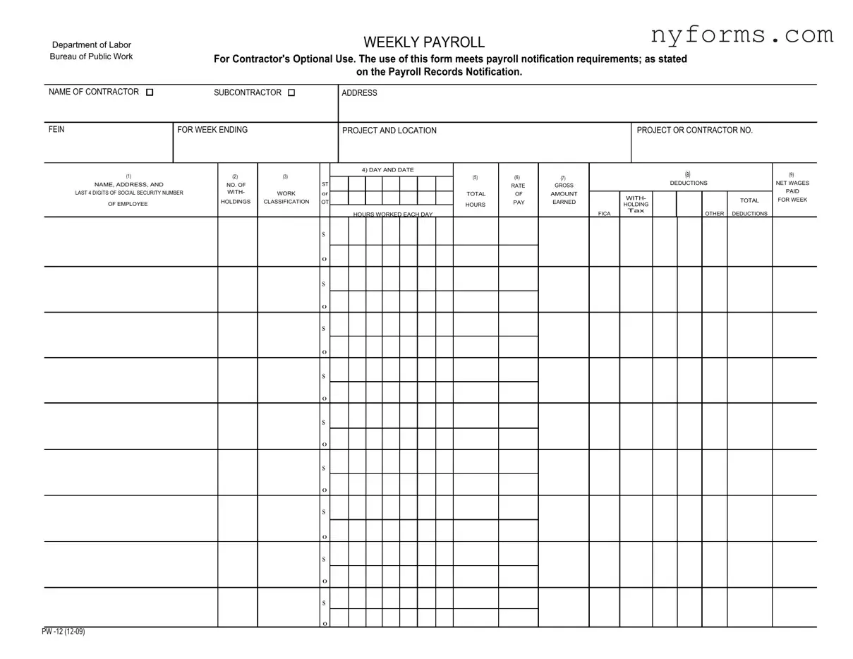 Fill a Valid Nyc Payroll Template