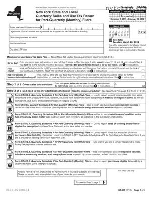 Fill a Valid New York 810 Template