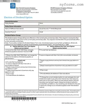 Fill a Valid New York 8104 Template