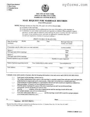 Fill a Valid New York Cc2002B Template