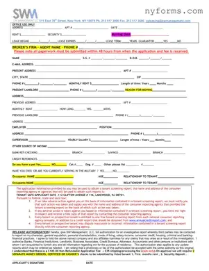Fill a Valid New York Sw Management Template