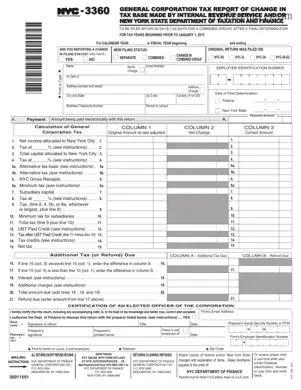 Fill a Valid Nyc 3360 Template