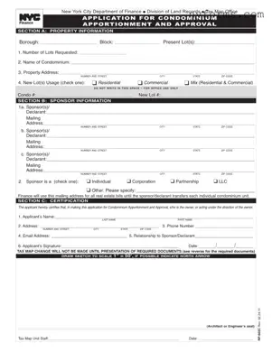 Fill a Valid Nyc Rp 602C Template