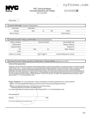 Fill a Valid Nyc Tr2 Template