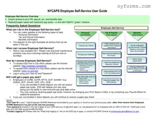 Fill a Valid Nycap Ess Template